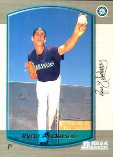 #180 Ryan Anderson - Seattle Mariners - 2000 Bowman Baseball