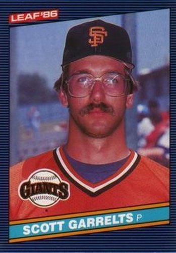 #180 Scott Garrelts - San Francisco Giants - 1986 Leaf Baseball