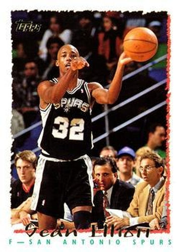 #180 Sean Elliott - San Antonio Spurs - 1994-95 Topps Basketball