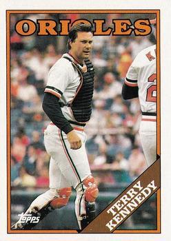 #180 Terry Kennedy - Baltimore Orioles - 1988 Topps Baseball