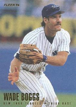 #180 Wade Boggs - New York Yankees - 1996 Fleer Baseball