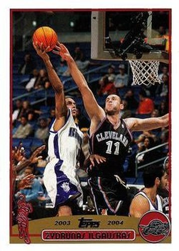 #180 Zydrunas Ilgauskas - Cleveland Cavaliers - 2003-04 Topps Basketball