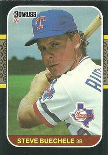 #180 Steve Buechele - Texas Rangers - 1987 Donruss Baseball