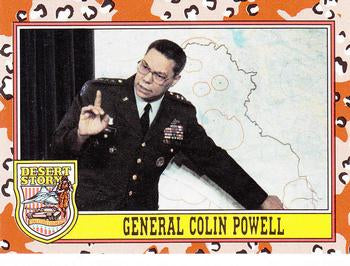 #180 General Colin Powell - 1991 Topps Desert Storm