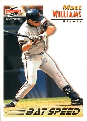 #180 Matt Williams - San Francisco Giants - 1995 Summit Baseball