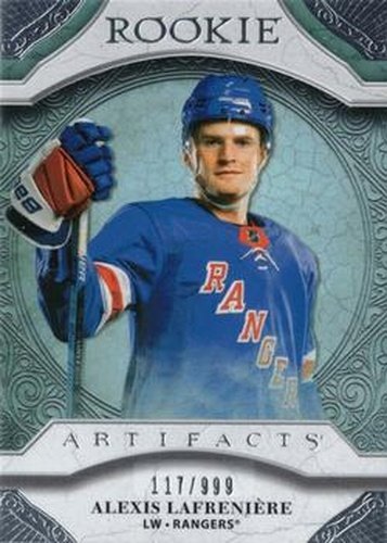 #180 Alexis Lafreniere - New York Rangers - 2020-21 Upper Deck Artifacts Hockey
