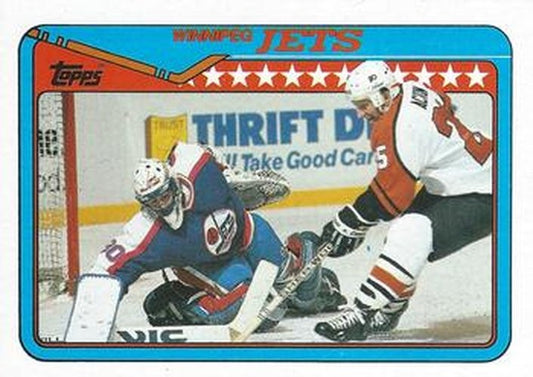 #180 Winnipeg Jets - Winnipeg Jets - 1990-91 Topps Hockey