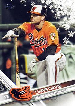 #HMW180 Chris Davis - Baltimore Orioles - 2017 Topps Holiday Baseball