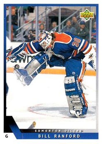 #180 Bill Ranford - Edmonton Oilers - 1993-94 Upper Deck Hockey