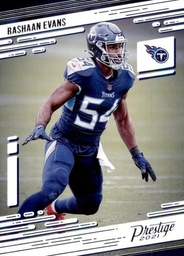 #180 Rashaan Evans - Tennessee Titans - 2021 Panini Prestige Football