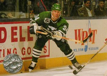 #180 Mikael Andersson - Hartford Whalers - 1991-92 Pro Set Platinum Hockey