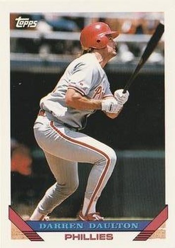 #180 Darren Daulton - Philadelphia Phillies - 1993 Topps Baseball