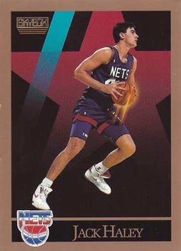 #180 Jack Haley - New Jersey Nets - 1990-91 SkyBox Basketball
