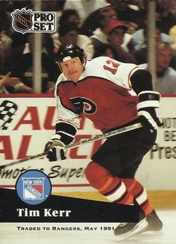 #180 Tim Kerr - 1991-92 Pro Set Hockey