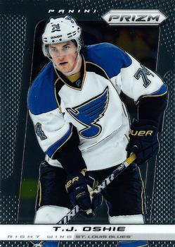 #180 T.J. Oshie - St. Louis Blues - 2013-14 Panini Prizm Hockey