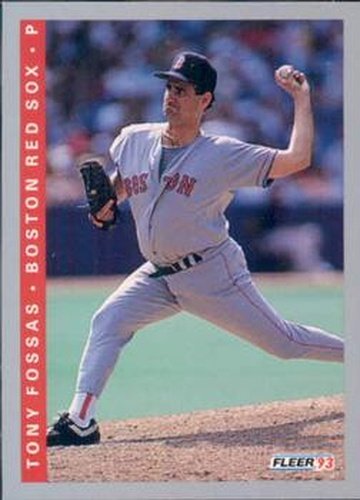 #180 Tony Fossas - Boston Red Sox - 1993 Fleer Baseball
