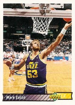 #180 Mark Eaton - Utah Jazz - 1992-93 Upper Deck Basketball