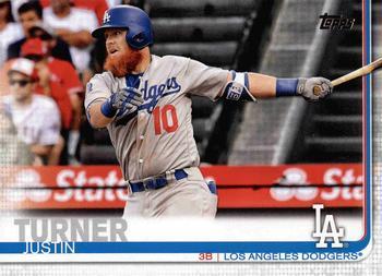 #180a Justin Turner - Los Angeles Dodgers - 2019 Topps Baseball