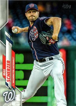 #180 Max Scherzer - Washington Nationals - 2020 Topps Baseball