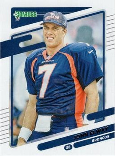 #180b John Elway - Denver Broncos - 2021 Donruss Football