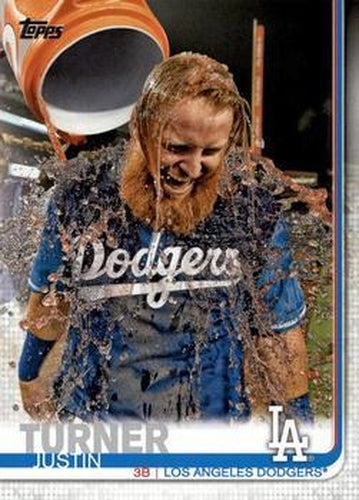 #180b Justin Turner - Los Angeles Dodgers - 2019 Topps Baseball
