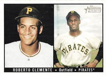 #180b Roberto Clemente - Pittsburgh Pirates - 2003 Bowman Heritage Baseball