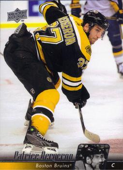#181 Patrice Bergeron - Boston Bruins - 2010-11 Upper Deck Hockey