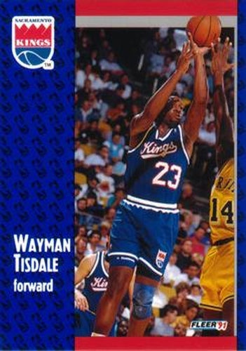 #181 Wayman Tisdale - Sacramento Kings - 1991-92 Fleer Basketball