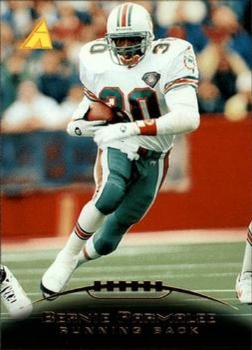 #181 Bernie Parmalee - Miami Dolphins - 1995 Pinnacle Football