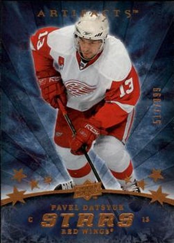 #181 Pavel Datsyuk - Detroit Red Wings - 2008-09 Upper Deck Artifacts Hockey
