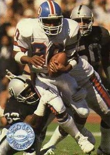 #181 Mark Jackson - Denver Broncos - 1991 Pro Set Platinum Football