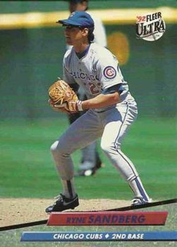 #181 Ryne Sandberg - Chicago Cubs - 1992 Ultra Baseball