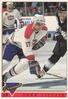 #181 John LeClair - Montreal Canadiens - 1993-94 Topps Premier Hockey