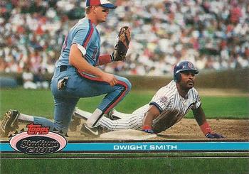 #181 Dwight Smith - Chicago Cubs - 1991 Stadium Club Baseball