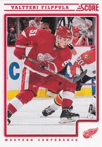 #181 Valtteri Filppula - Detroit Red Wings - 2012-13 Score Hockey
