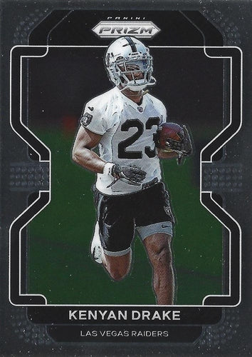#181 Kenyan Drake - Las Vegas Raiders - 2021 Panini Prizm Football