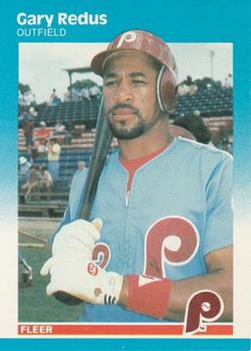 #181 Gary Redus - Philadelphia Phillies - 1987 Fleer Baseball