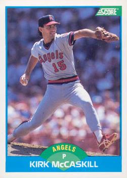 #181 Kirk McCaskill - California Angels - 1989 Score Baseball