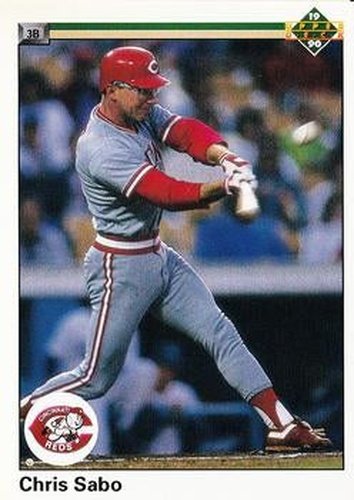 #181 Chris Sabo - Cincinnati Reds - 1990 Upper Deck Baseball