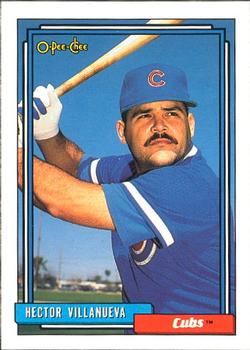 #181 Hector Villanueva - Chicago Cubs - 1992 O-Pee-Chee Baseball
