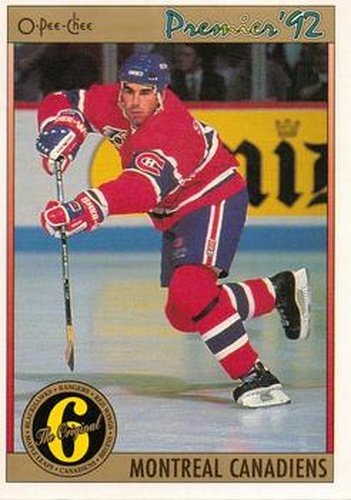 #181 Mathieu Schneider - Montreal Canadiens - 1991-92 O-Pee-Chee Premier Hockey