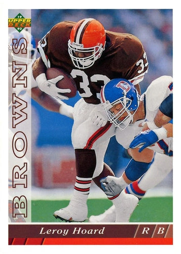 #181 Leroy Hoard - Cleveland Browns - 1993 Upper Deck Football
