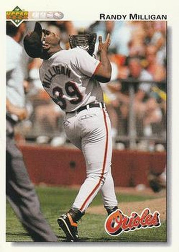 #181 Randy Milligan - Baltimore Orioles - 1992 Upper Deck Baseball