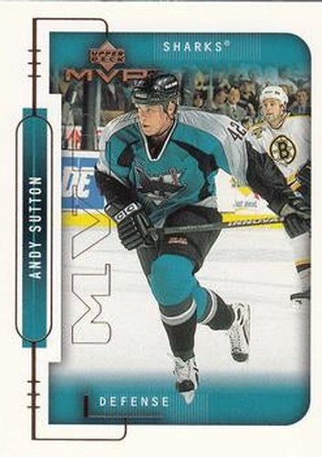 #181 Andy Sutton - San Jose Sharks - 1999-00 Upper Deck MVP Hockey