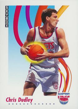 #181 Chris Dudley - New Jersey Nets - 1991-92 SkyBox Basketball