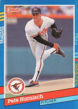 #181 Pete Harnisch - Baltimore Orioles - 1991 Donruss Baseball