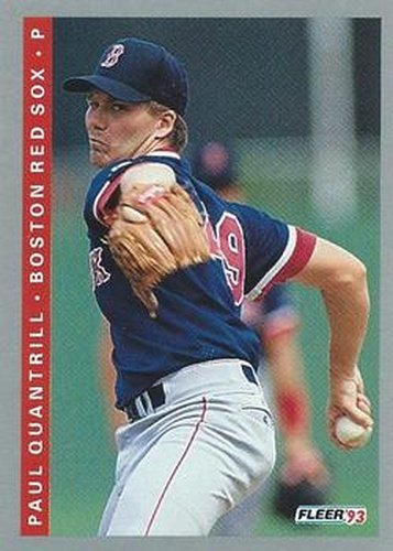 #181 Paul Quantrill - Boston Red Sox - 1993 Fleer Baseball