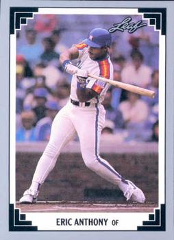 #181 Eric Anthony - Houston Astros - 1991 Leaf Baseball