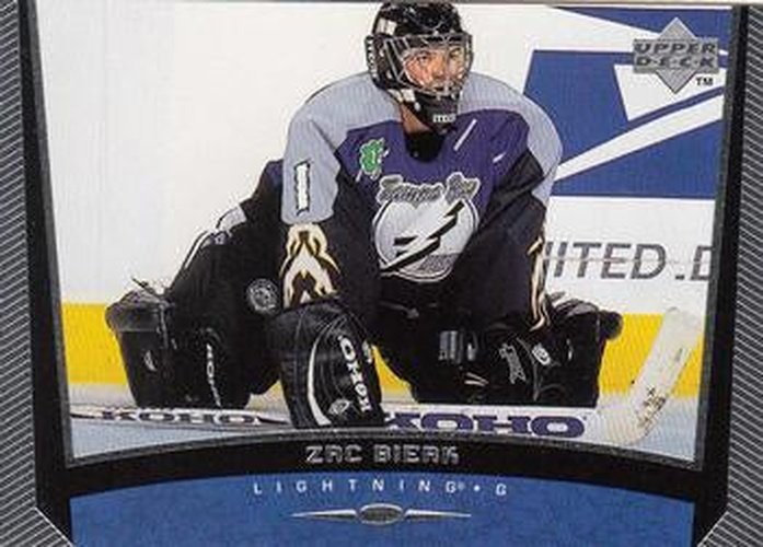 #181 Zac Bierk - Tampa Bay Lightning - 1998-99 Upper Deck Hockey
