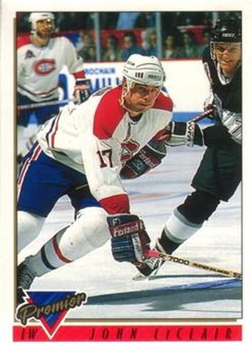 #181 John LeClair - Montreal Canadiens - 1993-94 O-Pee-Chee Premier Hockey